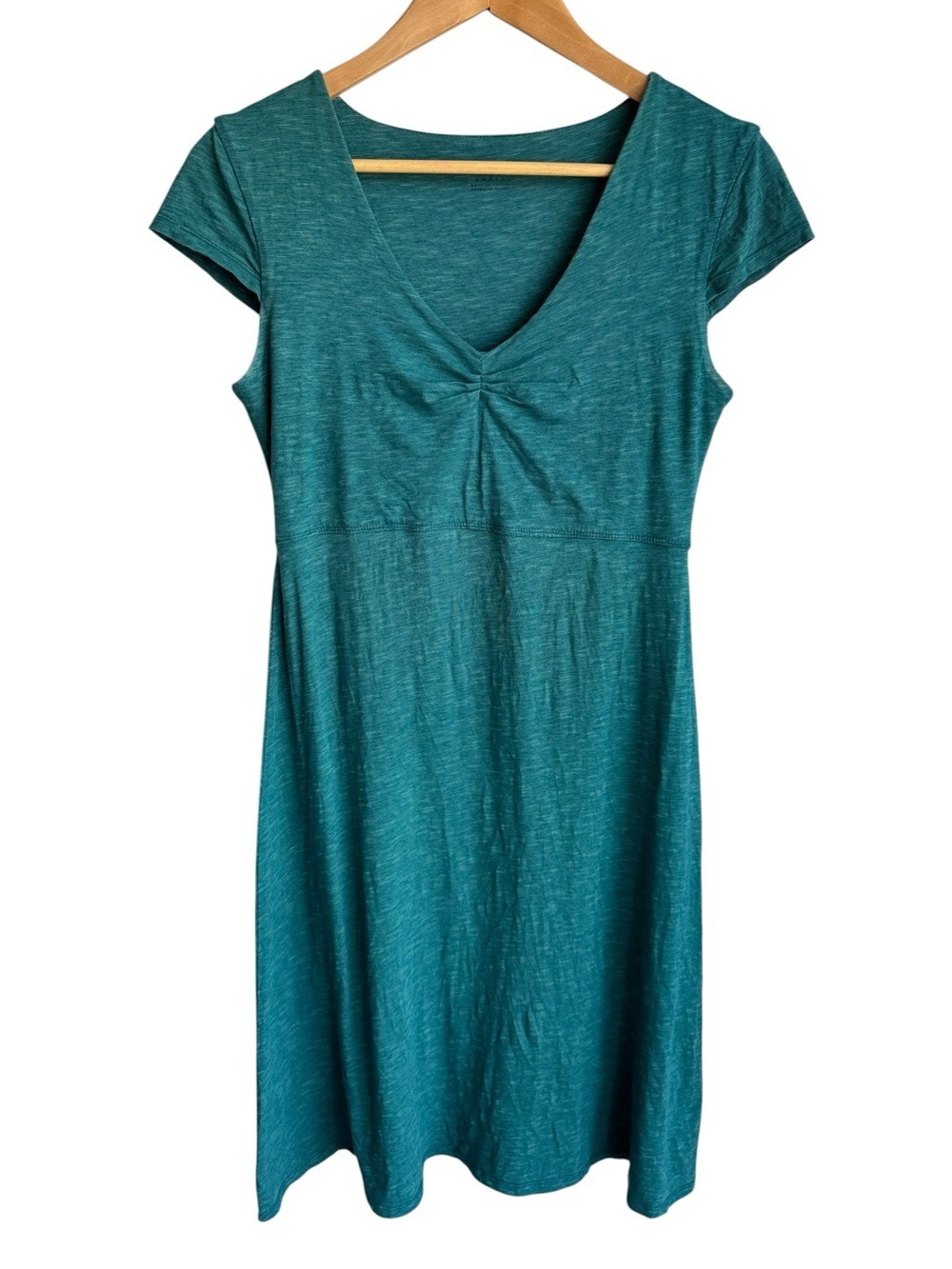 Horny Toad Rosemarie Dress Sz Small Green Stretch Granola Outdoor Athletic
